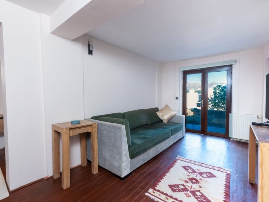 Studio 374 Mavi – Oturma odası · Kadıkalesi, Gümüşlük, Bodrum