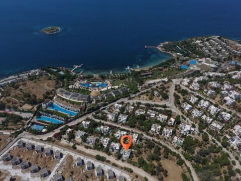 Hespera Suits – Konum ve sahil · Kadıkalesi, Gümüşlük, Bodrum