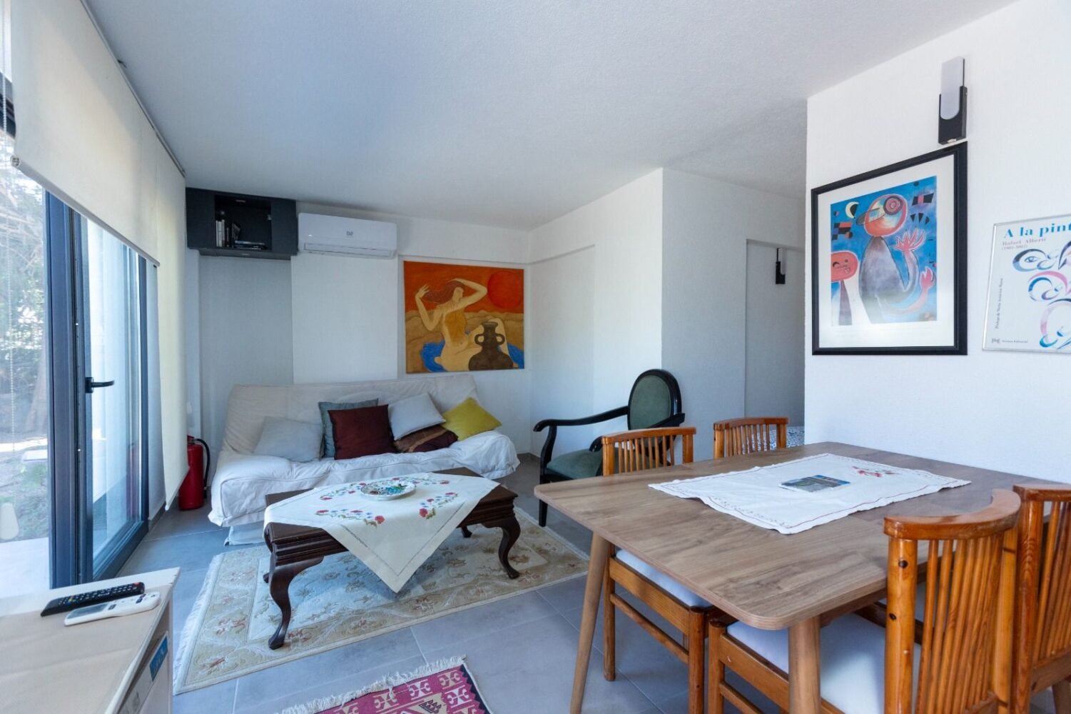 Studio 374 Yeşil – Oturma odası · Kadıkalesi, Gümüşlük, Bodrum