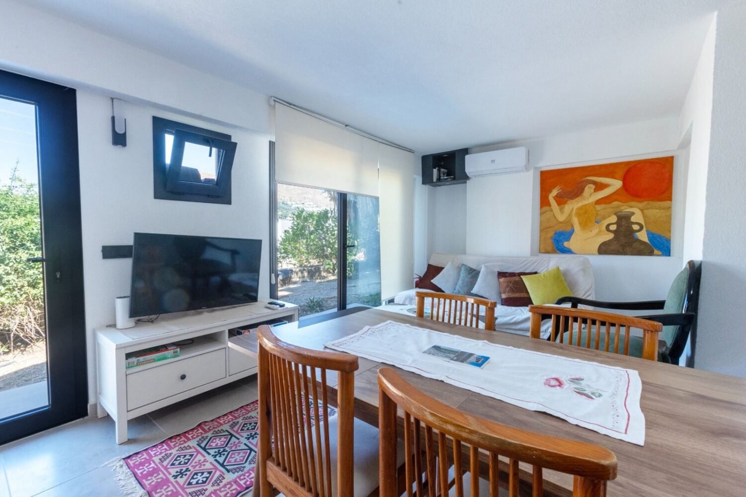 Studio 374 Yeşil – Oturma odası · Kadıkalesi, Gümüşlük, Bodrum